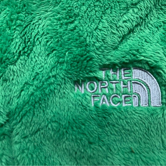 The North Face Osito Fleece Jacket Womens Large Green Full Zip High Pile - Picture 12 of 16